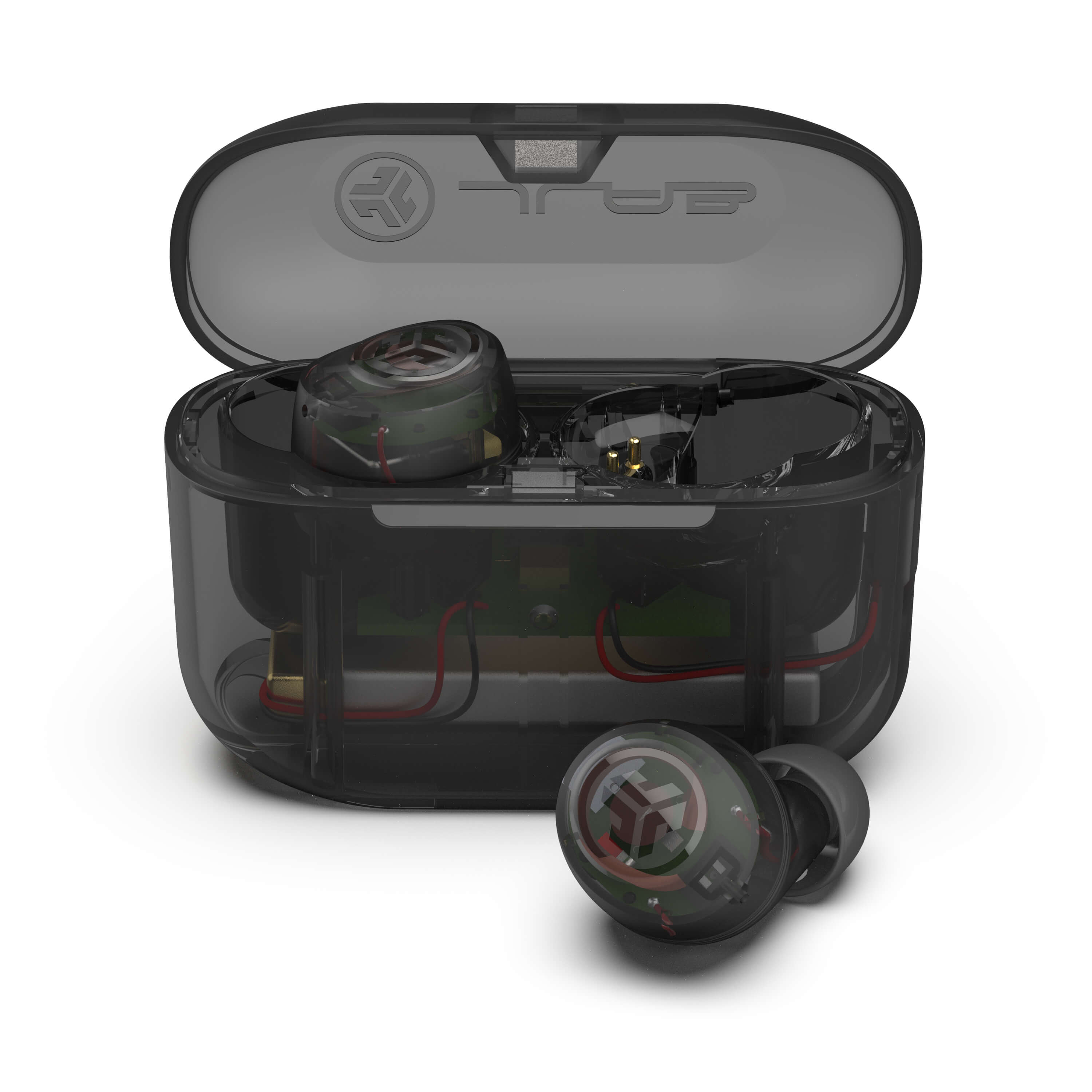 GO POP+ True Wireless Earbuds Light Blue - Clear
