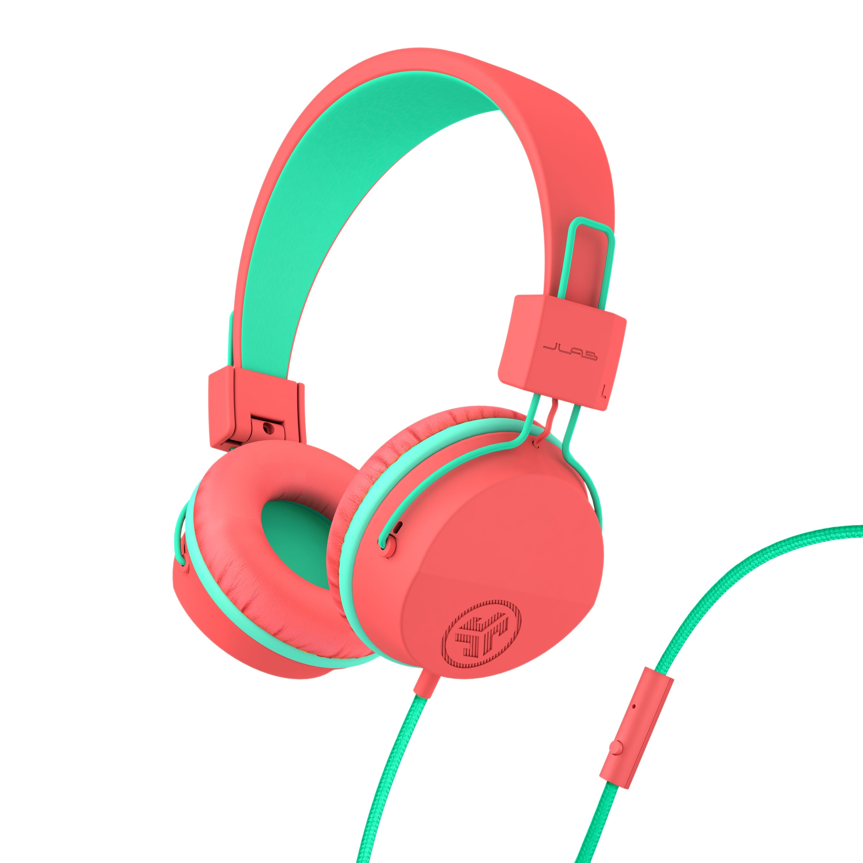 Fruity Pebbles JBuddies Studio On-Ear Kids Headphones - Peach/Mint
