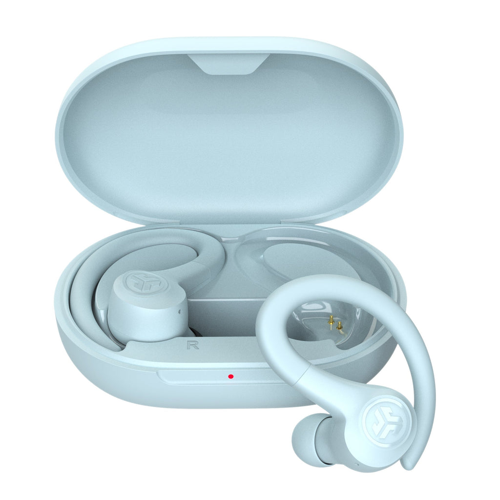 GO Sport+ True Wireless Earbuds Graphite - Light Blue
